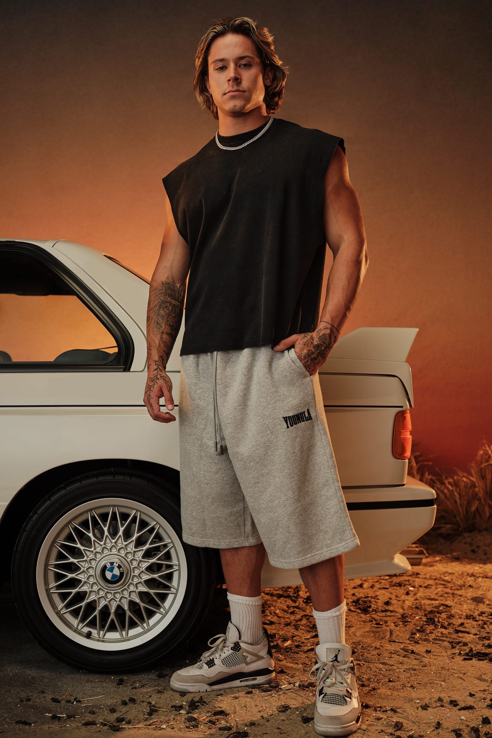 1107 - Extra Long Baggy Shorts - Image 4