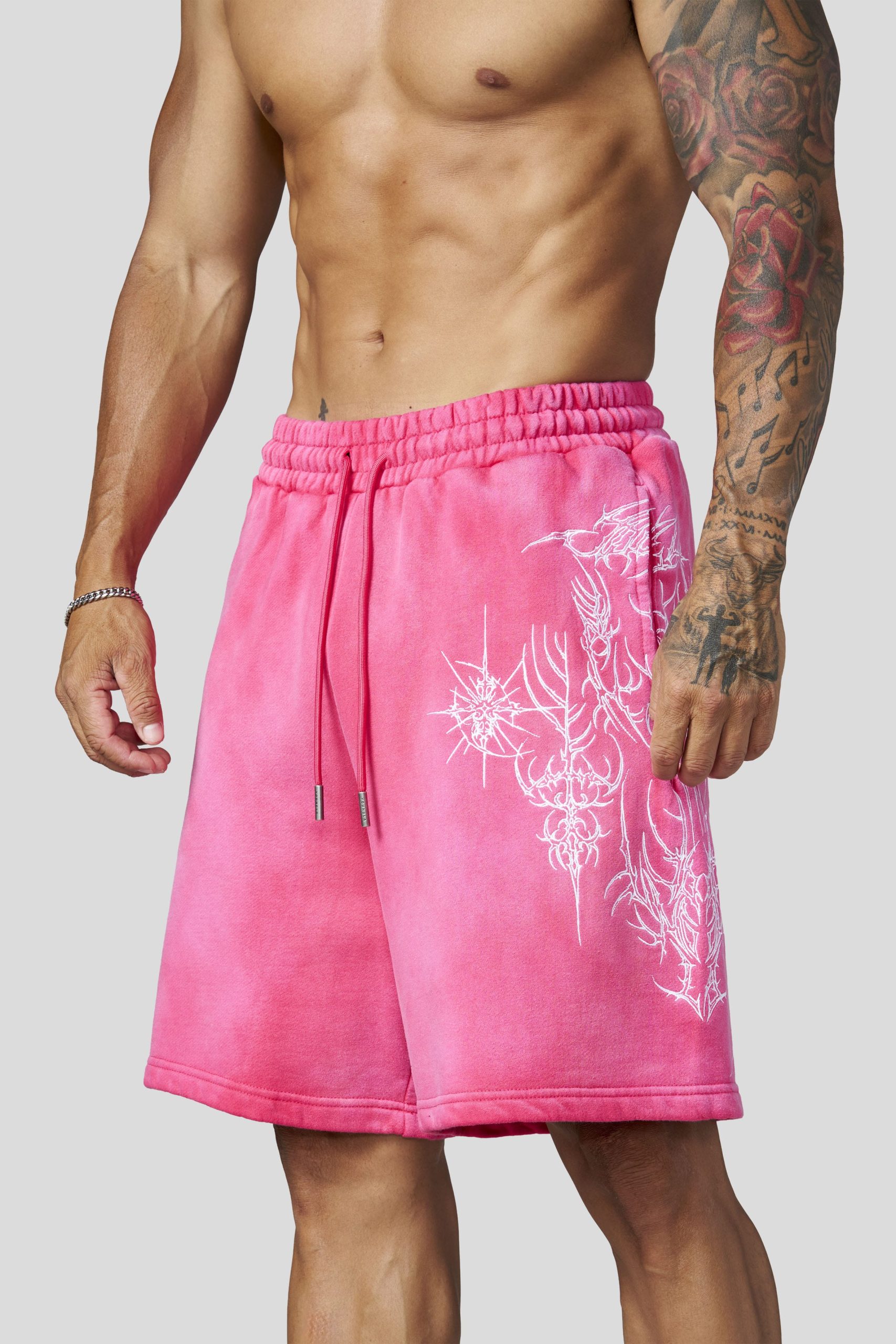 1093 - Cyberpunk Fleece Shorts - Image 6