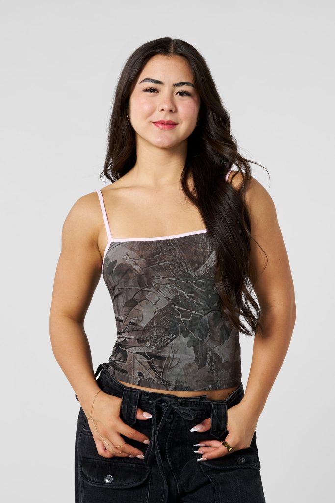 W4301 - Camo Mesh Cami