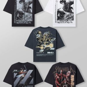 4186 - AOT? x YLA Cropped Tees