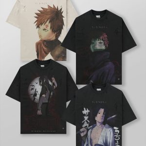 4318 - Naruto Distressed Tees