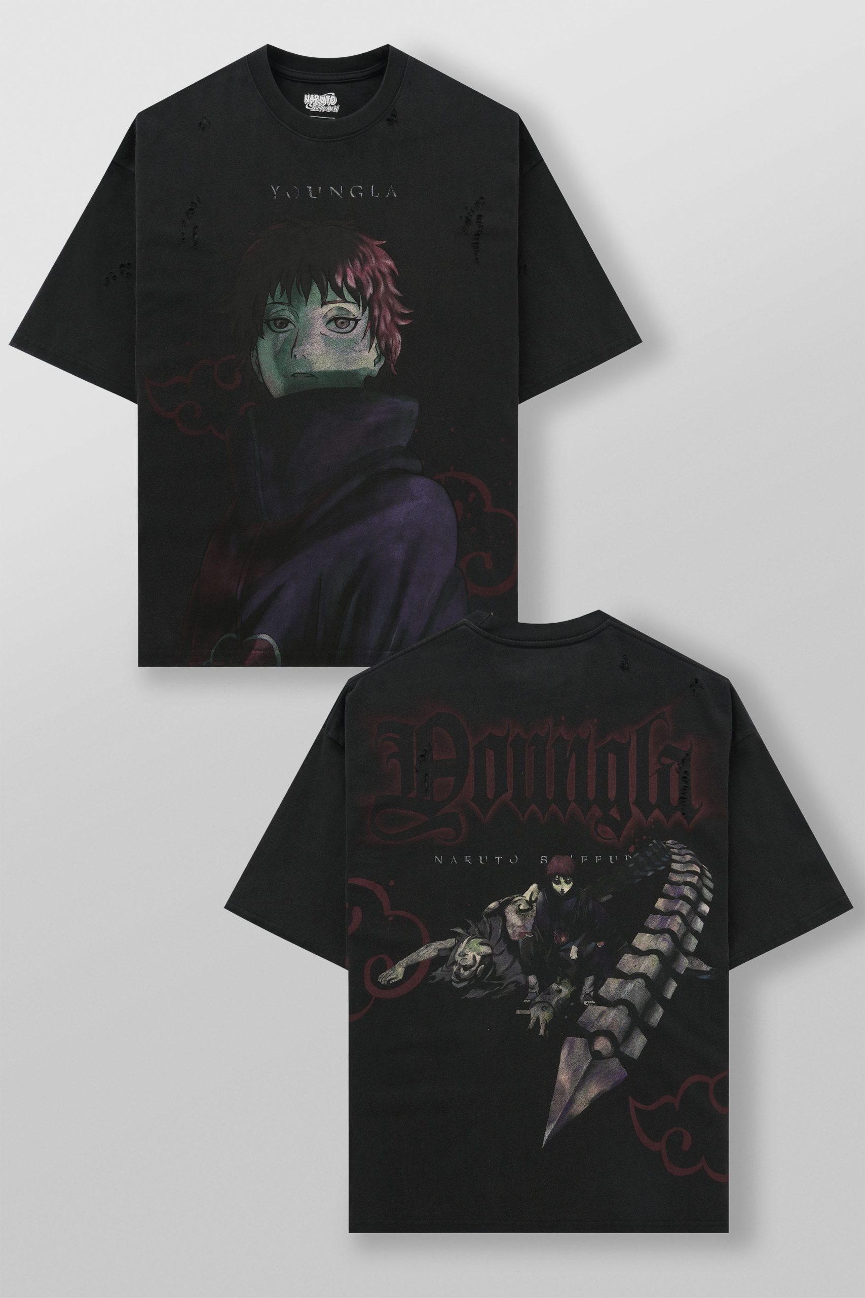 4318 - Naruto Distressed Tees - Image 11