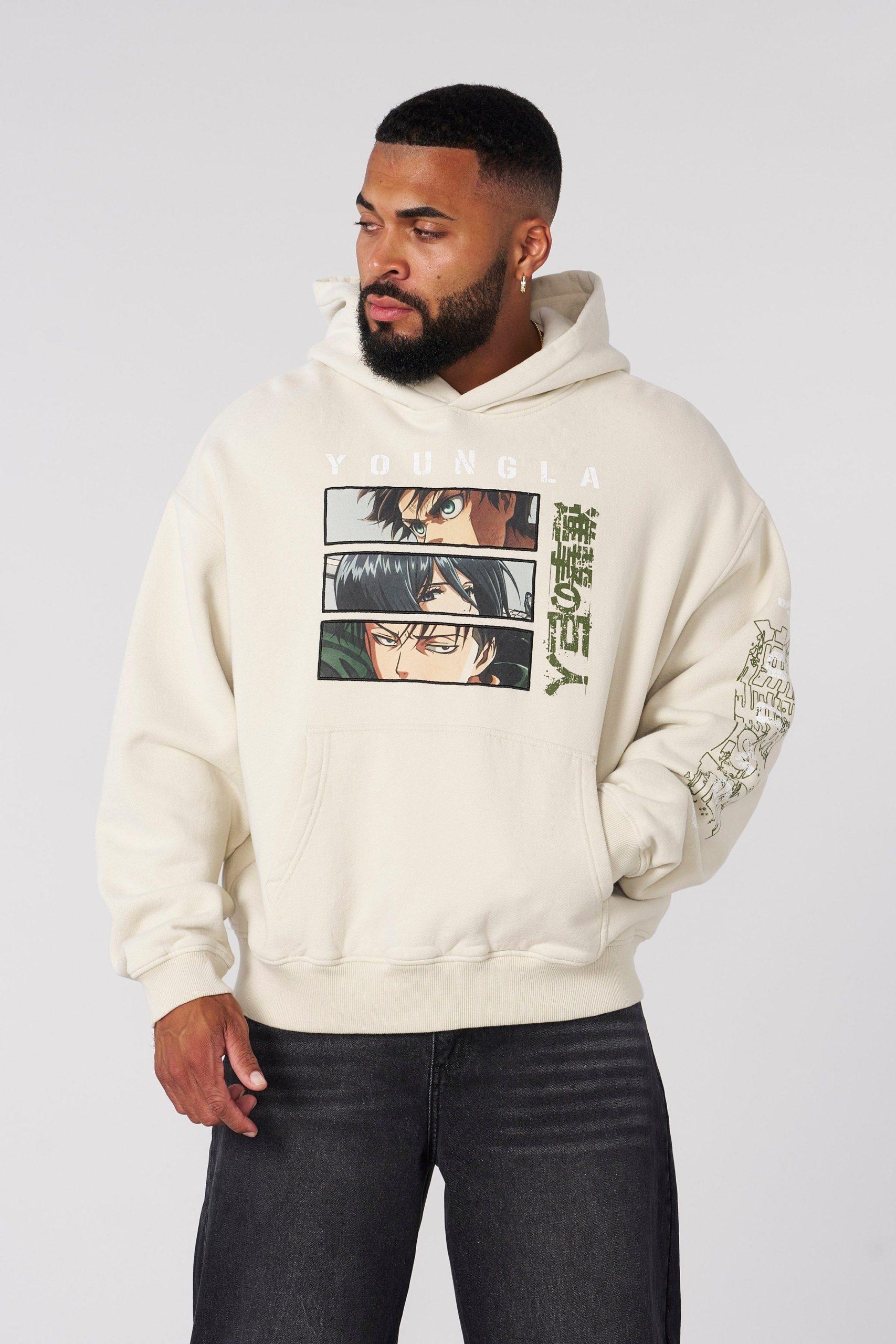 5129 - AOT? x YLA Pullover Hoodies - Image 7