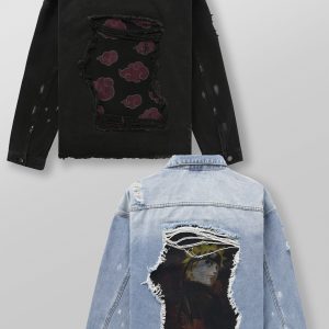 5133 - Naruto Distressed Denim Jackets