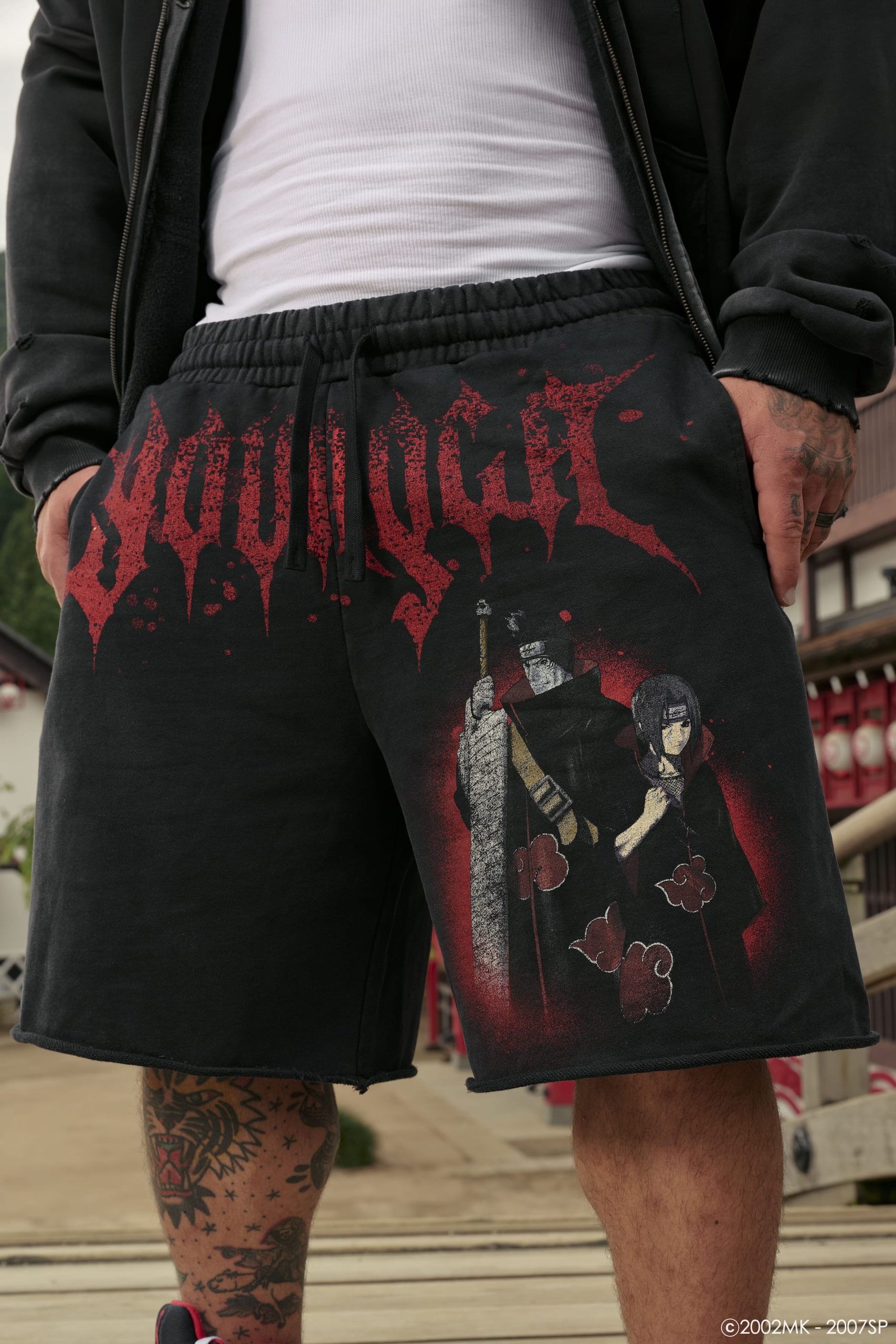 1002 - Naruto Sweat Shorts - Image 2